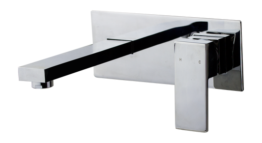 Thyme Wall Plate Mixer With 180mm Spout