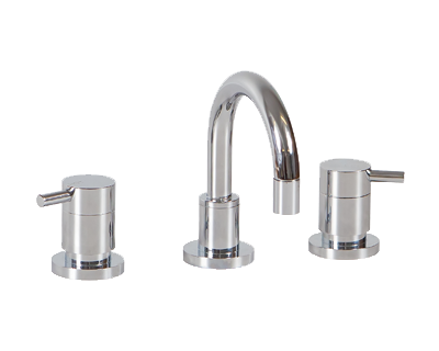 Spruce Lever 1/4 Turn C/Disc Basin Set