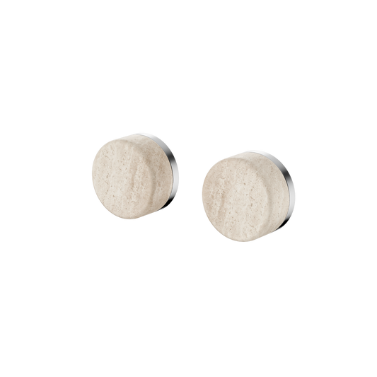 SERENITY WALL TOP ASSEMBLY WITH ROME TRAVERTINE HANDLE
