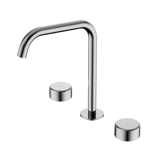 SERENITY BATH/KITCHEN SET EDGE SPOUT WITH METAL HANDLE