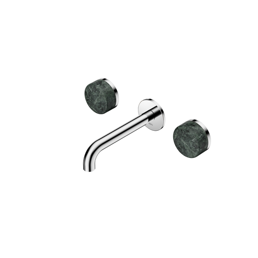 Serenity Wall Basin Set 160/185/220mm Spout With Verde Alpi Handle