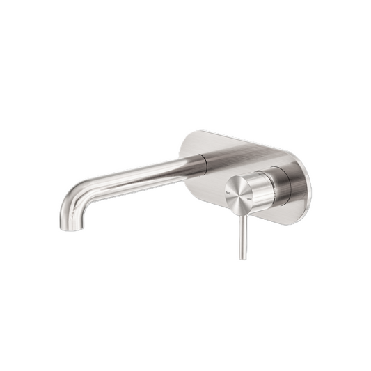 Zen SS316L Wall Basin/Bath Mixer 185/230mm