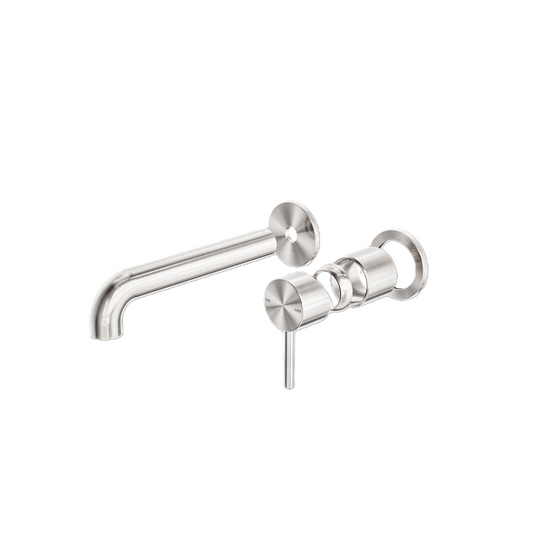 ZenSS316L Wall Basin/Bath Mixer Separate Back Plate 185/230mm Spout Trim Kits Only
