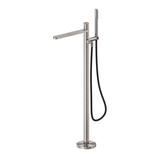 Pure SS316L Freestanding Bath Mixer With Outdoor Shower Hose