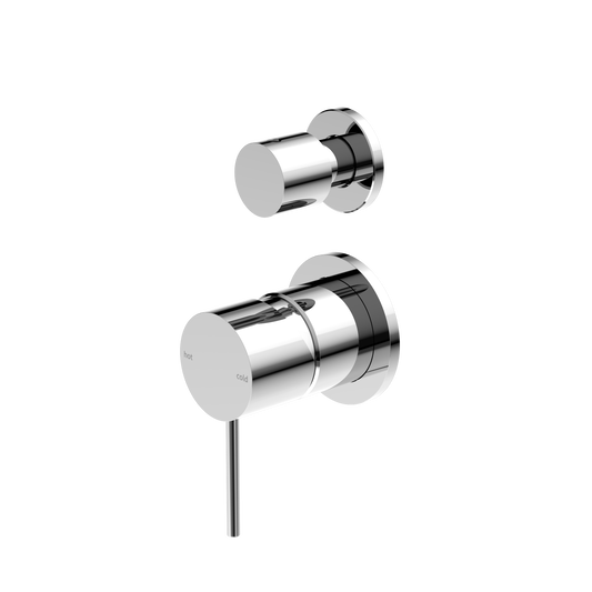 Mecca Shower Mixer With Divertor Separate Back Plate
