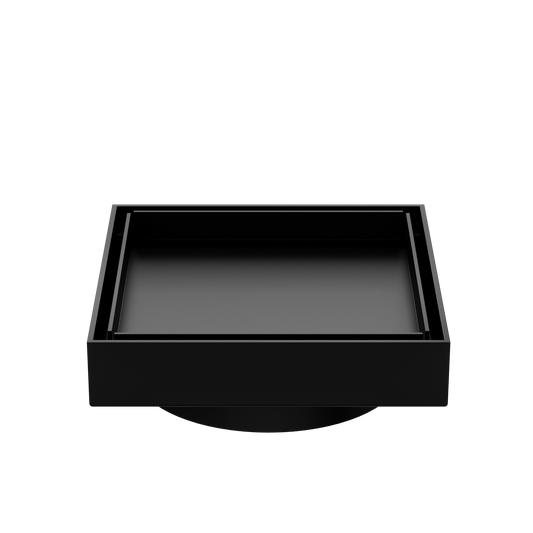 100mm Square Tile Insert Floor Waste 80mm Outlet
