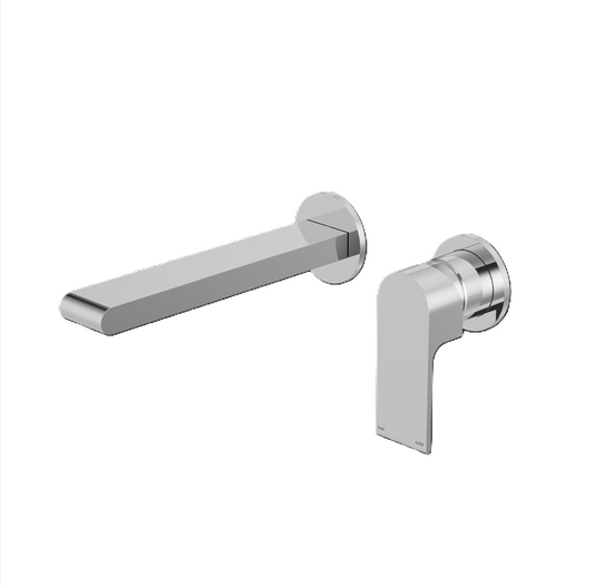Bianca Wall Basin/Bath Mixer Separate Back Plate 187/230MM