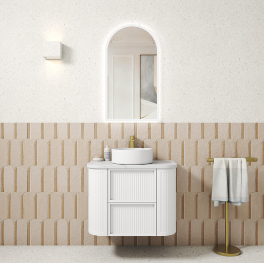 Ramee Fluted Wall Hung Vanity