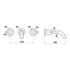 Spruce Lever 1/4 Turn C/Disc Bath Set