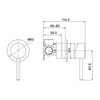 Anise Shower Mixer (60mm Backplate)