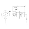 Anise Shower Mixer (80mm Backplate)