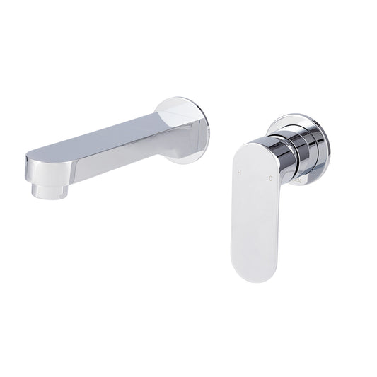 SAFFRON DUAL WALL PLATE MIXER LEAD FREE