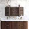 LED Bondi Sable Walnut Shaving Cabinet