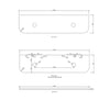 Bondi Matte White Solid Surface Top