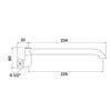 150mm laundry spout