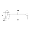 150mm laundry spout