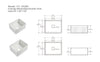Virginia Reversible Fireclay Farmhouse sink