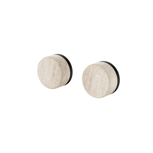 SERENITY WALL TOP ASSEMBLY WITH ROME TRAVERTINE HANDLE