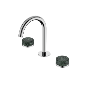 SERENITY BASIN SET ARC SPOUT WITH VERDE ALPI HANDLE