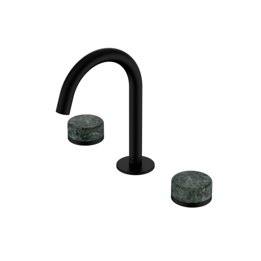 SERENITY BASIN SET ARC SPOUT WITH VERDE ALPI HANDLE