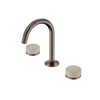 SERENITY BASIN SET ARC SPOUT WITH ROME TRAVERTINE HANDLE