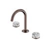 SERENITY BASIN SET ARC SPOUT WITH ARABESCATO CORCHIA HANDLE
