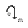 SERENITY BASIN SET ARC SPOUT WITH ARABESCATO CORCHIA HANDLE