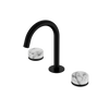 SERENITY BASIN SET ARC SPOUT WITH ARABESCATO CORCHIA HANDLE