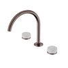 SERENITY BATH/KITCHEN SET ARC SPOUT WITH CARRARA HANDLE