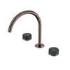 SERENITY BATH/KITCHEN SET ARC SPOUT WITH VERDE ALPI HANDLE