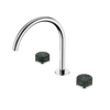 SERENITY BATH/KITCHEN SET ARC SPOUT WITH VERDE ALPI HANDLE