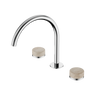 SERENITY BATH/KITCHEN SET ARC SPOUT WITH ROME TRAVERTINE HANDLE