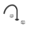 SERENITY BATH/KITCHEN SET ARC SPOUT WITH ARABESCATO CORCHIA HANDLE