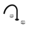 SERENITY BATH/KITCHEN SET ARC SPOUT WITH ARABESCATO CORCHIA HANDLE