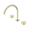 SERENITY BATH/KITCHEN SET ARC SPOUT WITH METAL HANDLE