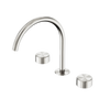 SERENITY BATH/KITCHEN SET ARC SPOUT WITH METAL HANDLE