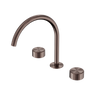 SERENITY BATH/KITCHEN SET ARC SPOUT WITH METAL HANDLE