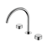 SERENITY BATH/KITCHEN SET ARC SPOUT WITH METAL HANDLE