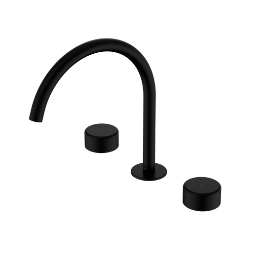 SERENITY BATH/KITCHEN SET ARC SPOUT WITH METAL HANDLE