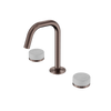 SERENITY BASIN SET EDGE SPOUT WITH CARRARA HANDLE