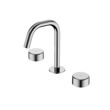 SERENITY BASIN SET EDGE SPOUT WITH METAL HANDLE