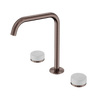 SERENITY BATH/KITCHEN SET EDGE SPOUT WITH CARRARA HANDLE