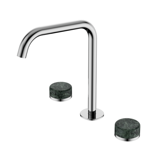 SERENITY BATH/KITCHEN SET EDGE SPOUT WITH VERDE ALPI HANDLE
