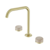SERENITY BATH/KITCHEN SET EDGE SPOUT WITH ROME TRAVERTINE HANDLE