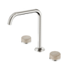 SERENITY BATH/KITCHEN SET EDGE SPOUT WITH ROME TRAVERTINE HANDLE