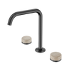 SERENITY BATH/KITCHEN SET EDGE SPOUT WITH ROME TRAVERTINE HANDLE