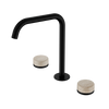 SERENITY BATH/KITCHEN SET EDGE SPOUT WITH ROME TRAVERTINE HANDLE