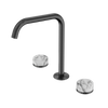 SERENITY BATH/KITCHEN SET EDGE SPOUT WITH ARABESCATO CORCHIA HANDLE