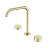 SERENITY BATH/KITCHEN SET EDGE SPOUT WITH METAL HANDLE