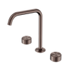 SERENITY BATH/KITCHEN SET EDGE SPOUT WITH METAL HANDLE